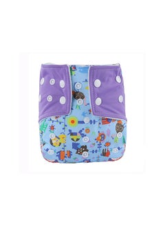 Buy Babamama Baby Swim Diapers Pool Diaper for Baby Boys Girls Reusable Swimming Pants Waterproof Swimwear Diaper for Unisex Baby 0-3 Years Swimming Lesson-Purple in UAE