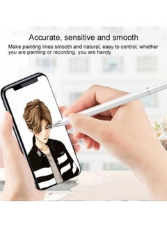 Buy Universal Stylus Pen for Apple iPad Pencil Android Samsung Tablet Pen White in UAE
