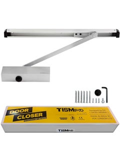 Buy Automatic Door Closer Hold Open, Aluminum Extruded Body, Door Size 850mm To 1400mm, Weight capacity Upto 120 kg, VOX PADC HOLD OPEN (Silver) in Saudi Arabia