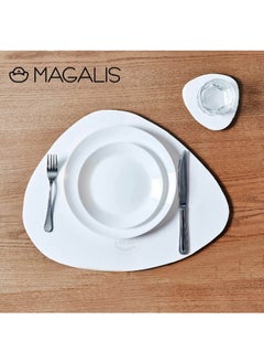 Buy leather placemat white in Egypt