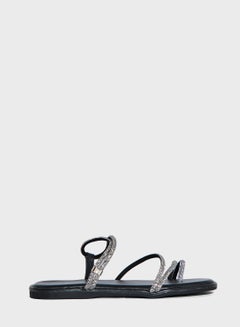 Buy Crossover Embellished Back Strap Sandals in UAE