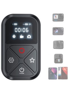 Buy Smart Wireless Remote Control for GoPro Max Mini Hero 12 Hero 11 Hero 10 Hero 9 Hero 8, with LCD Indicator Magnet Charger Port Hand Strap for Go Pro 11 12 10 9 8, Camera Accessories (Black) in Saudi Arabia