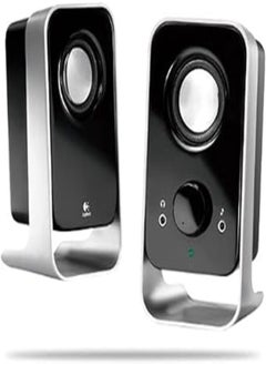 اشتري Logitech LS11 Computer Speakers Stereo 2.0 - Total Output 6W - Small size. Clear sound. Enhance your PC audio and listen to games, movies, and music with these sleek, compact speakers (Blue) في مصر