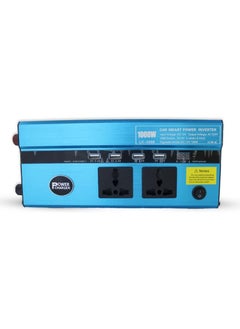 Buy Car Power Inverter, 1000W LK=4988 Input Voltage: DC 12V Output Voltage: AC 220V USB Output: DC 5V 2.4Ax2+ 2.4Ax2 Power  4 USB Port & LED Display, in UAE