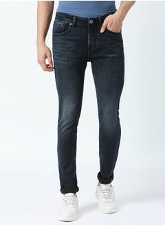 اشتري Mid Rise Skinny Jeans with Pocket Construct في السعودية