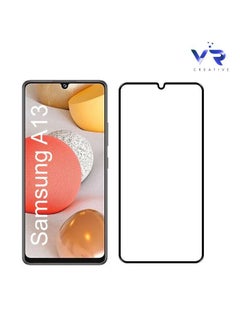 Buy Tempered Glass Screen Protector For Samsung A13 5G - Clear/Black in UAE