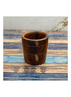 اشتري Handmade wooden cup from healthy wood, 100% natural colors في مصر