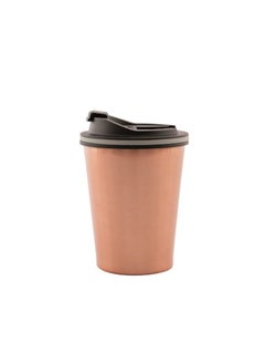 اشتري Double-walled stainless steel travel mug metallic pink 280ml في الامارات