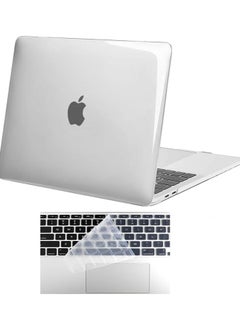 Buy Computer Plastic Case Protective Cover - Hard Shell Compatible with MacBook Air New 13.3 Inch A2337 (M1) A2179 A1932 (released 2018 2019 2020 2021 2022) Display Touch ID (Transparency) in UAE