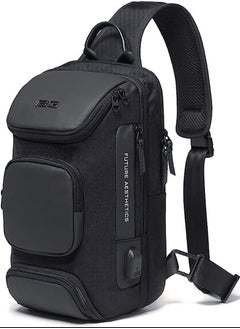 Buy BANGE Sling Bag, Waterproof Men's Chest Bag Shoulder bags Crossbody Sling Backpack for Men in Saudi Arabia