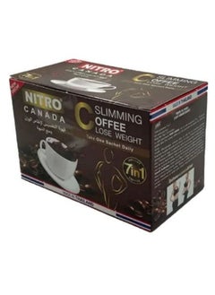 Buy Nitro Canada Slimming Coffee Lose Weight 15 Gram, Pack Of 12 Sachets Box in UAE