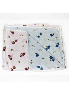 اشتري Blue & Pink Print Reversible Baby Dohar في الامارات