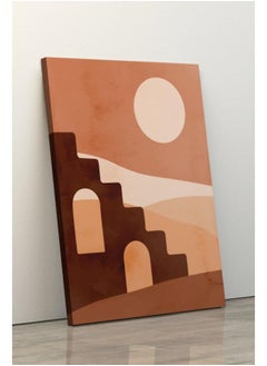 Buy Abstract Boho Desert Landscape Printed canvas wall art 120x80 in Egypt