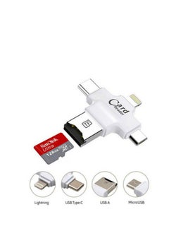 Buy SD Card Reader USB 3.0 USB C OTG Dual Slot for UHS I Micro SD SD SDXC SDHC Micro SDXC Micro SDHC MMC Compatible for MacBook Dell XPS Samsung Huawei Sony in Saudi Arabia