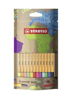 اشتري Stabilo Point 88 MINI Fineliner- mySTABILOdesign in Resealable Pouch في مصر