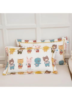 Buy 100% Long Staple Cotton Pillowcase for Kids Bedding Pillowcase Baby Pillowcase (2PCS) in Saudi Arabia