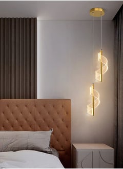 Buy Nordic LED Pendant Lights Indoor Lighting Hanging Lamp For Home Bedside Living Room Decoration Dining Tables Aisle Modern Light Warm Light in Saudi Arabia