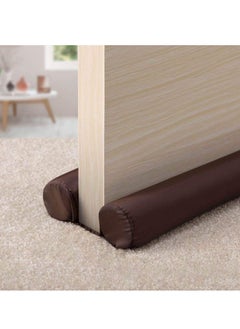 اشتري Double Sided Adjustable Waterproof Soundproof Windproof Door Sweep Brown في السعودية