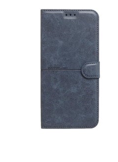 اشتري (Redmi Note 10 pro) Kaiyue Flip Leather Full Cover - Kaii Leather Case for Xiaomi Redmi Note 10 Pro (Blue) في مصر