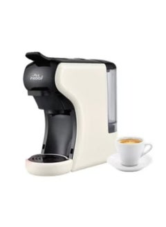 Buy Multi-Capsule Espresso Coffee Maker 0.6L Removable Transparent Water Tank 1450 Watt Beige in Saudi Arabia