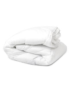 Buy Luxury King Duvet Comforter Cotton White 200x220cm in UAE