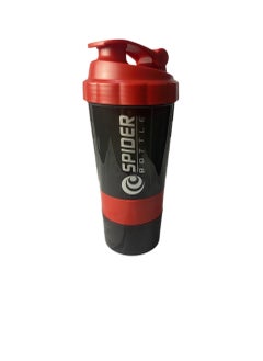 Buy Spider shaker bottle red 500ml for gym, school and car in Egypt