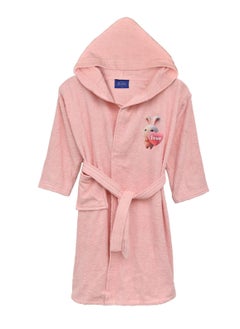 Buy Children's Bathrobe. Banotex 100% Cotton Children's Bathrobe, Super Soft and Fast Water Absorption Hooded Bathrobe for Girls and Boys, Stylish Design and Attractive Graphics SIZE 4YEARS in UAE