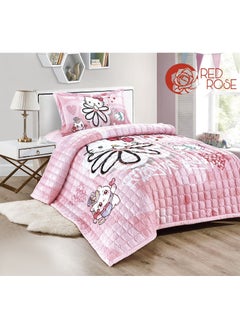 اشتري Children's Velvet Compact Duvet Set 3 Pieces 160X220 cm في السعودية