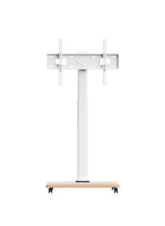 Buy Rolling TV Floor Stand for 26 to 70 inch TVs with 1-Shelf Storage Base,Portable Mobile Cart with Wheels, with Swivel Mount,Corner Universal Stands for Bedroom, Outdoor in UAE