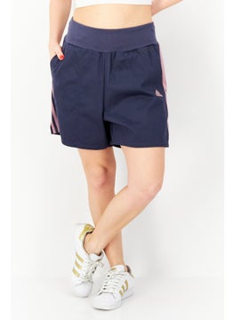 Buy Women Sportswear Fit Running Short, Navy Blue in UAE