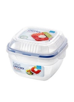 Buy L&L Salad Lunch Box With Tray And Sauce Container 950ml in Egypt