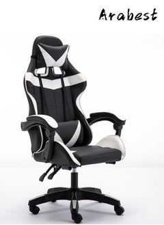 Buy Gaming Chair with Head Pillow and Lumbar Cushion in UAE