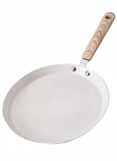 Buy 10 Inch Pan Non-stick Omelette Pan, Steak Pan, Baking Aluminum Frying Pan, White in Saudi Arabia