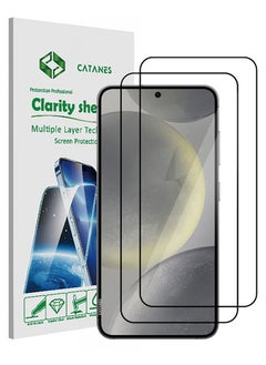 اشتري 2 Pack Samsung Galaxy S24 Screen Protector 9H Hardness Scratch Resistance Screen Protector Touch Sensitive Case Friendly Tempered Glass Film في الامارات