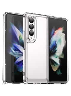 Buy Shockproof Protection Phone Case for Samsung Galaxy Z Fold 4 5G Clear in Saudi Arabia