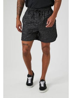 Buy Crepe Textured Drawstring Shorts in Egypt