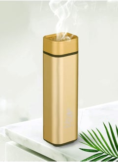 Buy Mini Electric Aromatherapy Bukhoor Aroma Burner Gold in UAE