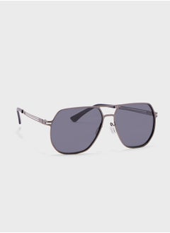 اشتري Polarized Lens Oversize Aviator Sunglasses في الامارات