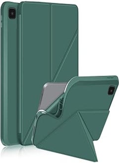 Buy Dl3 Mobilak Compatible with iPad 10.2-Inch (9th/8th/7th Generation, 2021/2020/2019) Case, Smart Stand, Pencil Holder, Shockproof Slim Lightweight Leather Cover, Modern Abstract Design - Green in Egypt