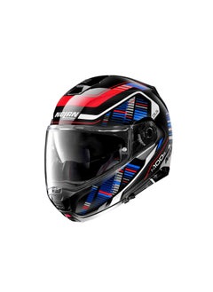 اشتري NOLAN N100-5 PLUS N-COM STARBOARD 48 HELMET - BLACK RED BLUE في الامارات