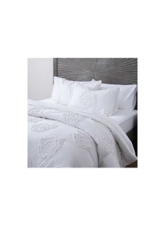 اشتري Rambling Rose 3-piece Comforter Set 240x260cm-white في الامارات