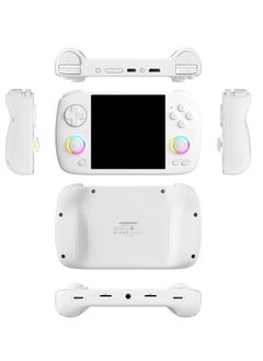 اشتري RG CubeXX Handheld Game Console H700 quad-core ARM 3.95-inch IPS screen 3800Mah WIFI Bluetooth Retro Video Players(White 32+128G) في الامارات