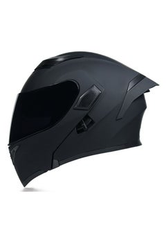 اشتري New Double Mirror Helmet Semi Full Cover Four Seasons Motorcycle Helmet في السعودية