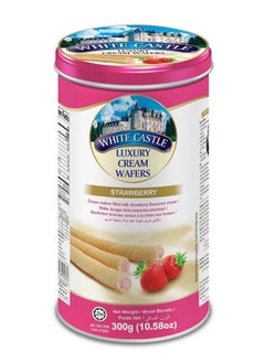 Buy Luxury cream wafers - Strawberry 300g in UAE