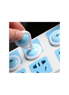 Buy 3 Hole Outlet Electric Plug Covers for Child Safety - 6 Pieces in Egypt