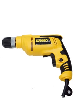 Buy Corded Drill with 13mm Keychuck Variable Speed Electric Masnory Power Tools 450 Watts Yellow 27.8 x 24.8 x 7.6cm in UAE