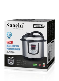 Buy Electric Pressure Cooker 8 L 1200 W NL-PC-5308-BK Black in UAE