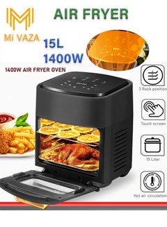 Buy Household Electric Oven Baking Machine Multi-function 15L Large Capacity Perspective Air Fryer in Saudi Arabia