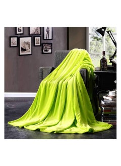 اشتري PIONEER SILKY SOFT 200 X 220 CM GREEN FLANNEL FLEECE BLANKET في الامارات