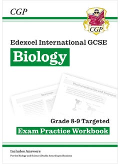 اشتري New Edexcel International GCSE Biology: Grade 8-9 Targeted Exam Practice Workbook (with answers) (CGP IGCSE 9-1 Revision) في الامارات